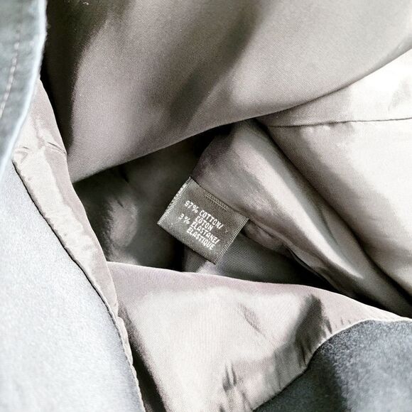 Lafayette 148 cotton navy skirt pockets office business casual 6 small - Picture 9 of 9